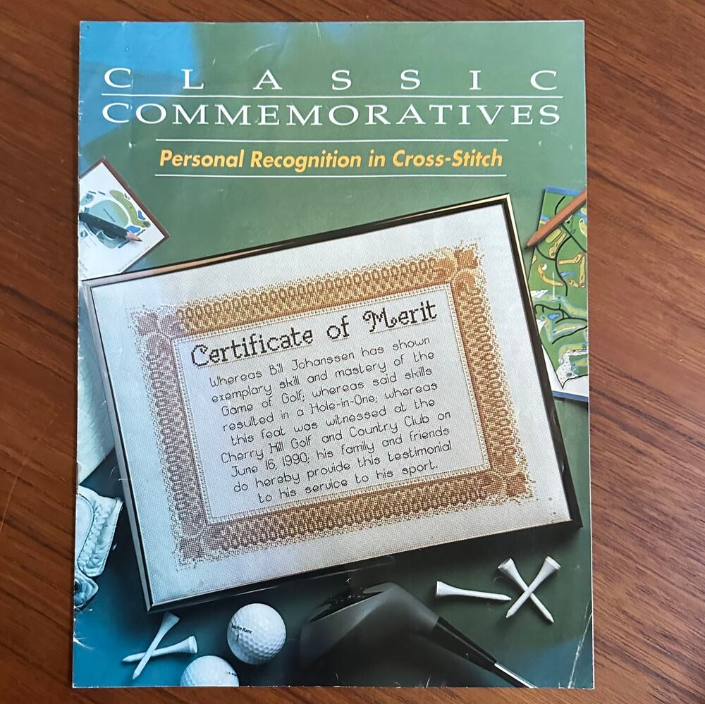 Classic Commemoratives Cross Stitch Pattern Book